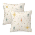 Mid-Century Modern Atomic Starburst Pillow Cover Set