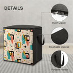 Mid-Century Modern Geometric Comforter Storage Bag