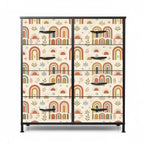 Mid-Century Modern Rainbow Arch 8-Drawer Dresser