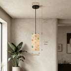 Starburst Pendant Light | Mid-Century Modern Cylinder Ceiling Light