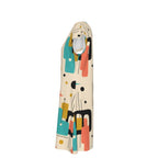 Atomic Print Shift Dress | Mid-Century Modern Short Sleeve Dress