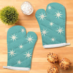 Mid-Century Modern Starburst Heat-Resistant Kitchen Glove