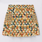 MCM-Era Geometric Print Tennis Skort