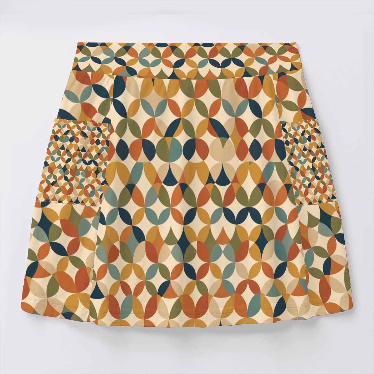 MCM-Era Geometric Print Tennis Skort