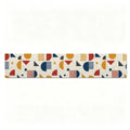 Mid-Century Modern Geometric Quilted Table Runner