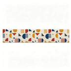 Mid-Century Modern Geometric Quilted Table Runner