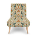 Peacock Garden Atomic Accent Chair