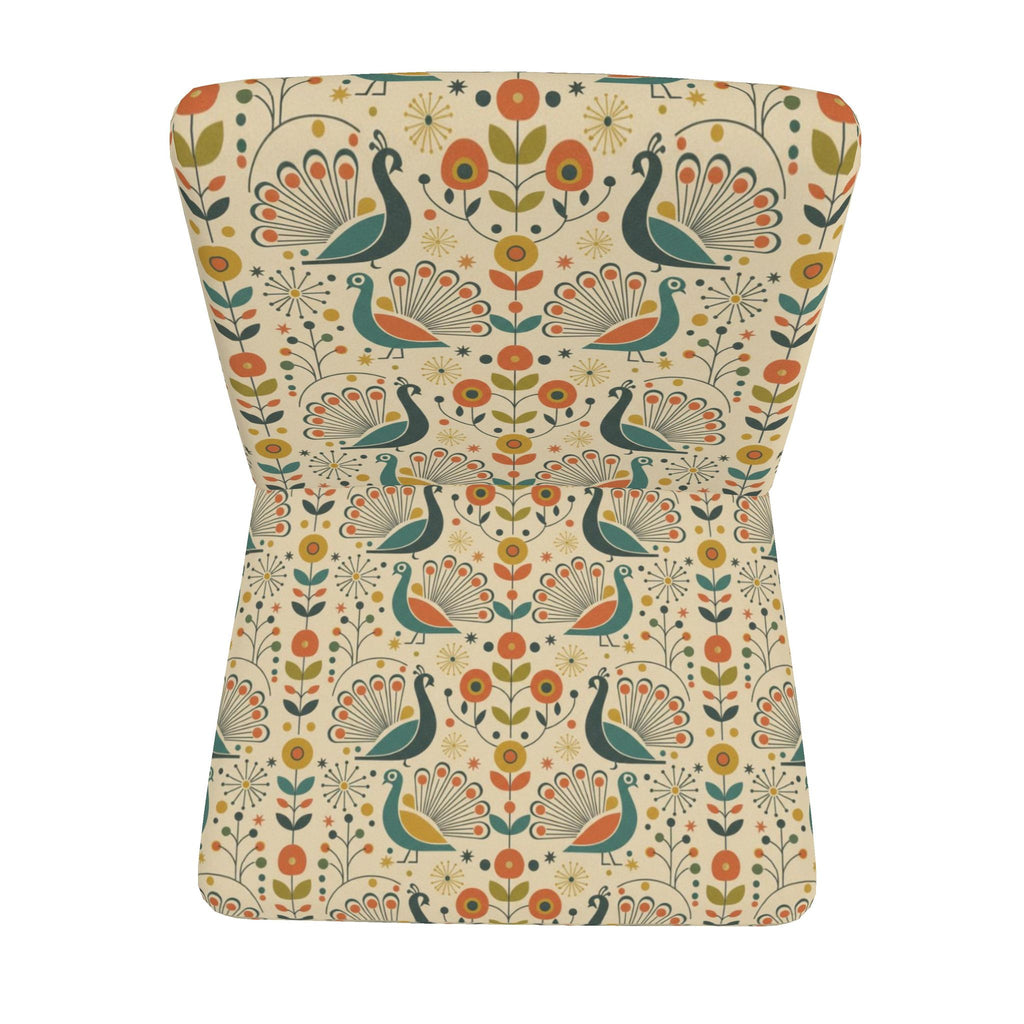 Peacock Garden Atomic Accent Chair