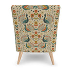 Peacock Garden Atomic Accent Chair