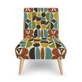 Biomorphic Pebble Atomic Accent Chair