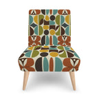 Biomorphic Pebble Atomic Accent Chair