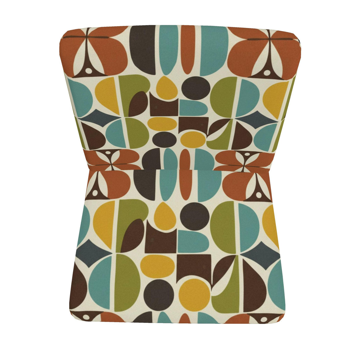 Biomorphic Pebble Atomic Accent Chair