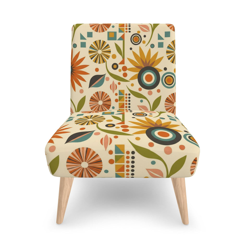 Atomic Bloom Botanical Accent Chair