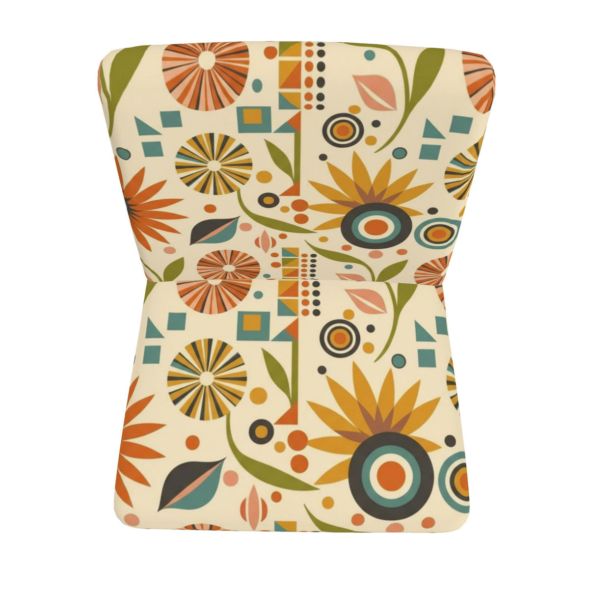 Atomic Bloom Botanical Accent Chair