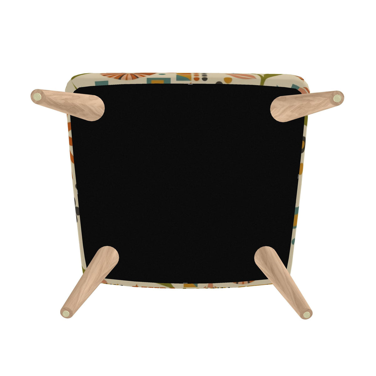 Atomic Bloom Botanical Accent Chair