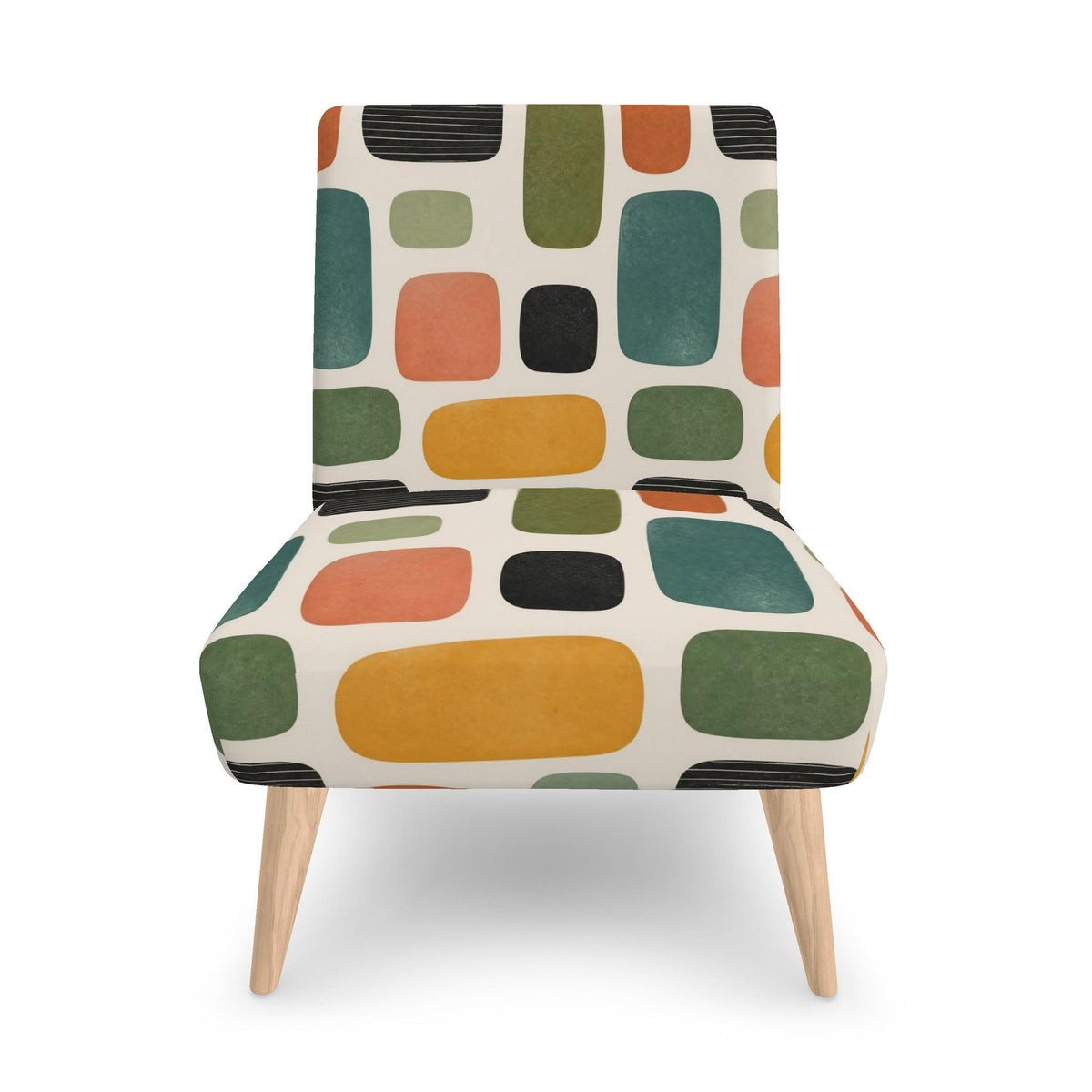 Modular Pebble Block Accent Chair