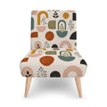 Abstract Faces & Forms Accent Chair