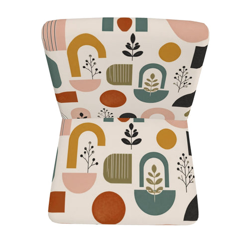 Abstract Faces & Forms Accent Chair