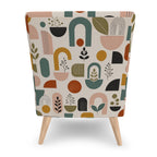 Abstract Faces & Forms Accent Chair