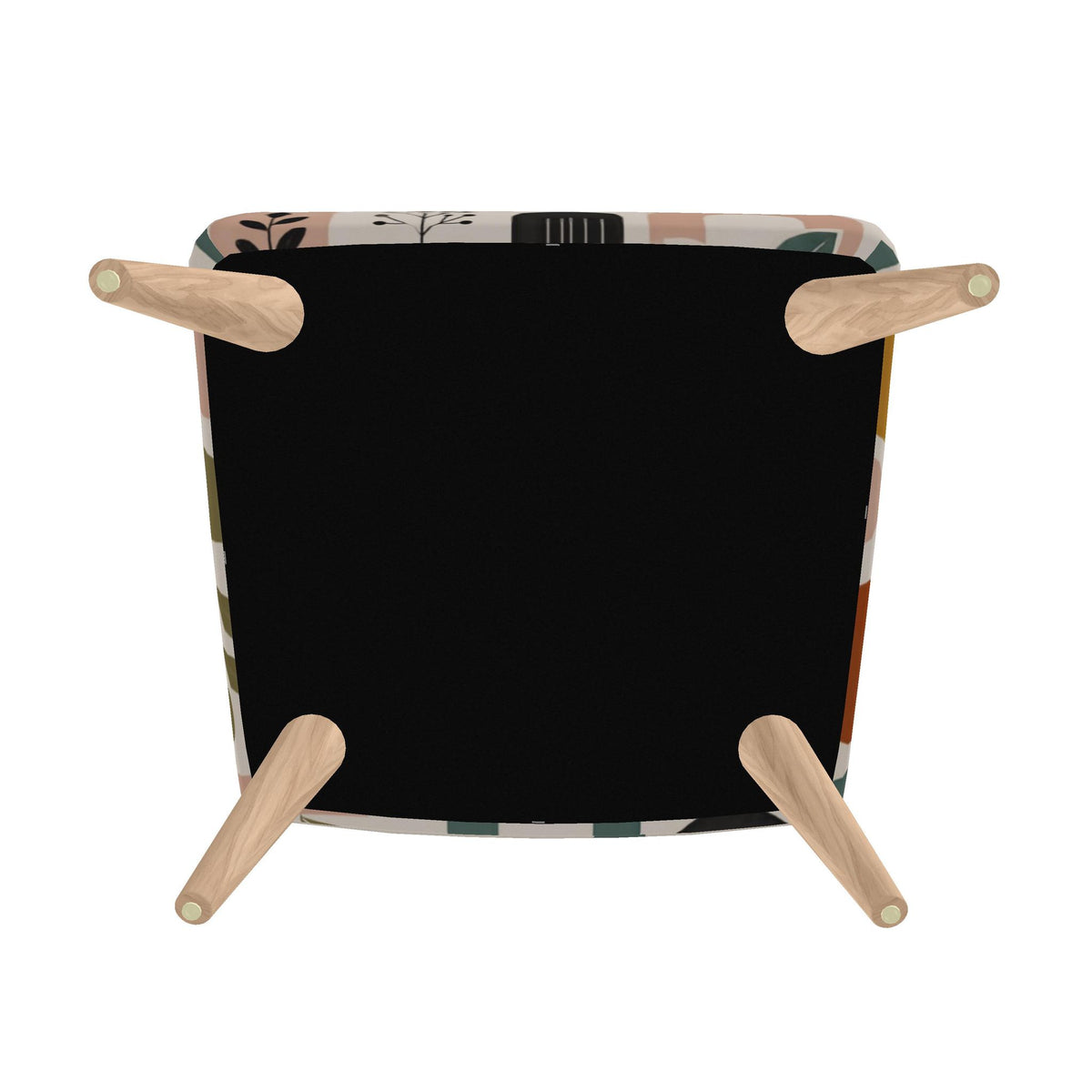 Abstract Faces & Forms Accent Chair