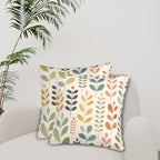 Mid-Century Modern Botanical Pillow Covers, Set of 2