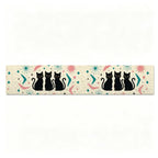 Mid-Century Abstract Shapes Table Runner