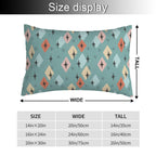Atomic Starburst Lumbar Pillow Cover