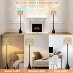 Mid-Century Modern Sunlit Arch Teardrop Floor Lamp
