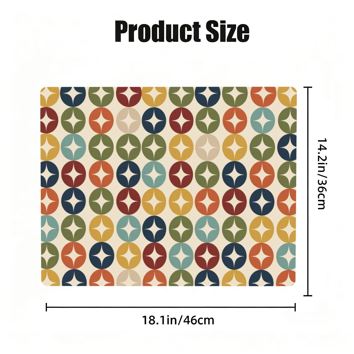 Atomic Starburst Microwave Top Mat