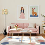 Mid-Century Modern Sunlit Arch Teardrop Floor Lamp