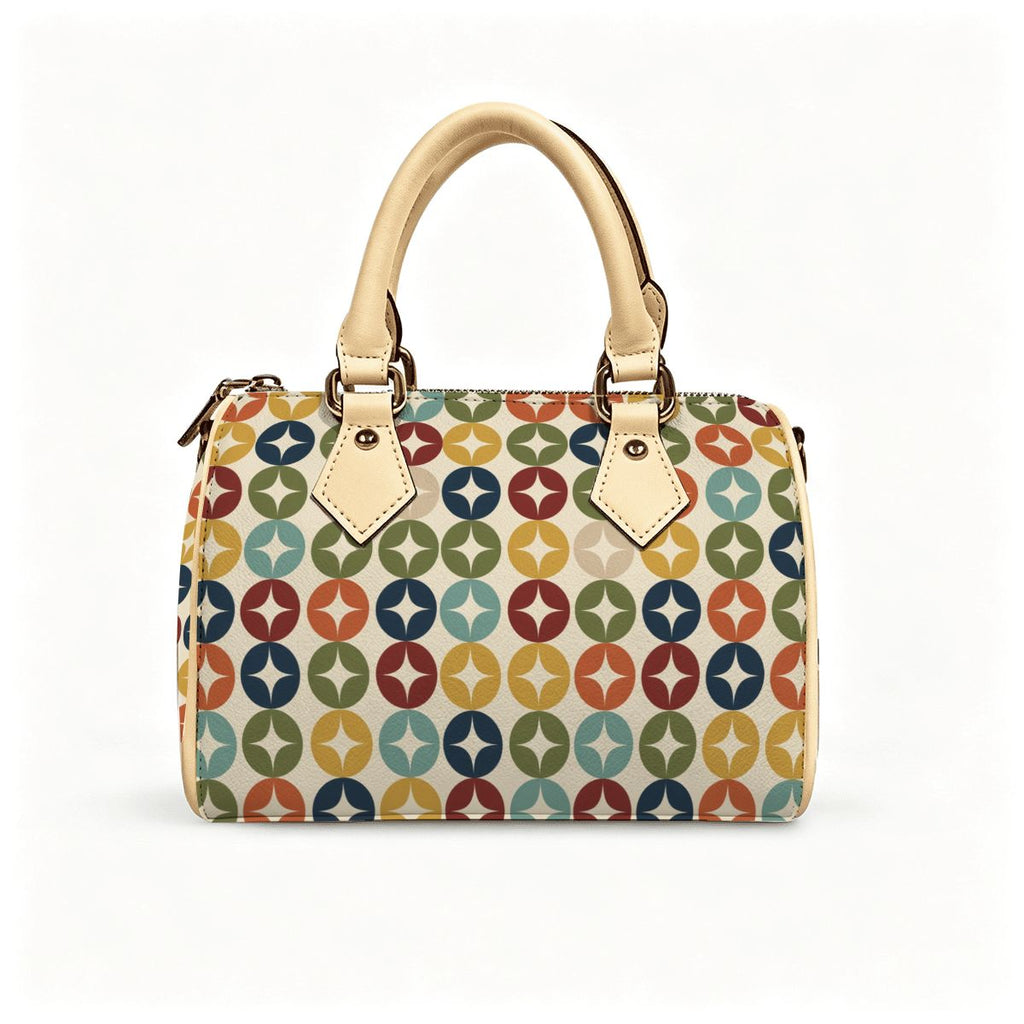 Atomic Starburst Convertible Barrel Handbag