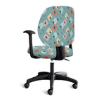 Mid-Century Modern Geometric Office Chair Cover