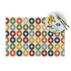 Mid-Century Modern Geometric Woven Placemat