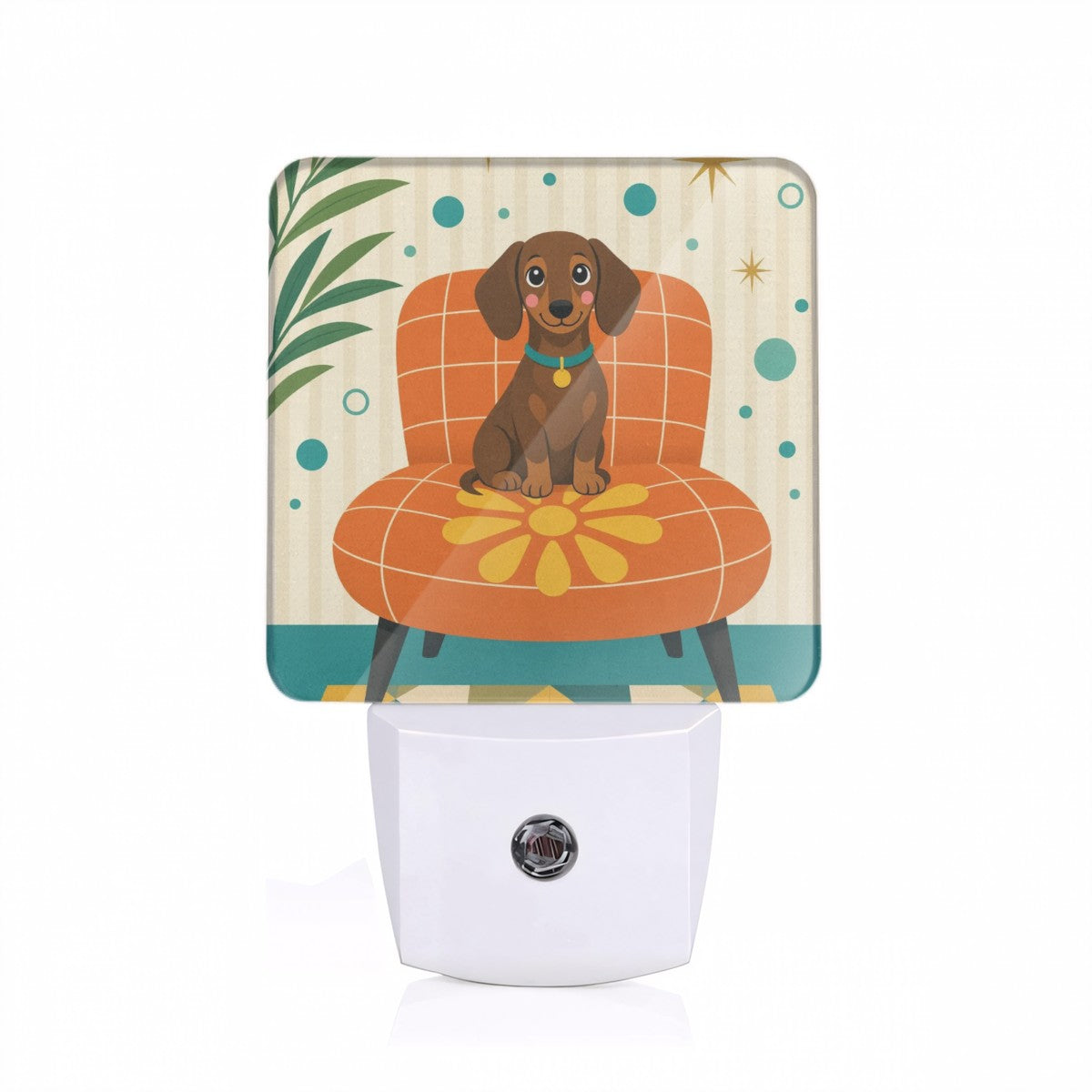 Mid-Century Modern Plug-In Sensor Night Light