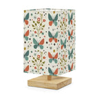 Mid-Century Modern Atomic Butterfly Garden Square Table Lamp
