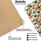 Mid-Century Modern Diamond Tile Extended Mouse Pad