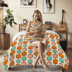 Mid-Century Modern Geometric Twin Comforter Set
