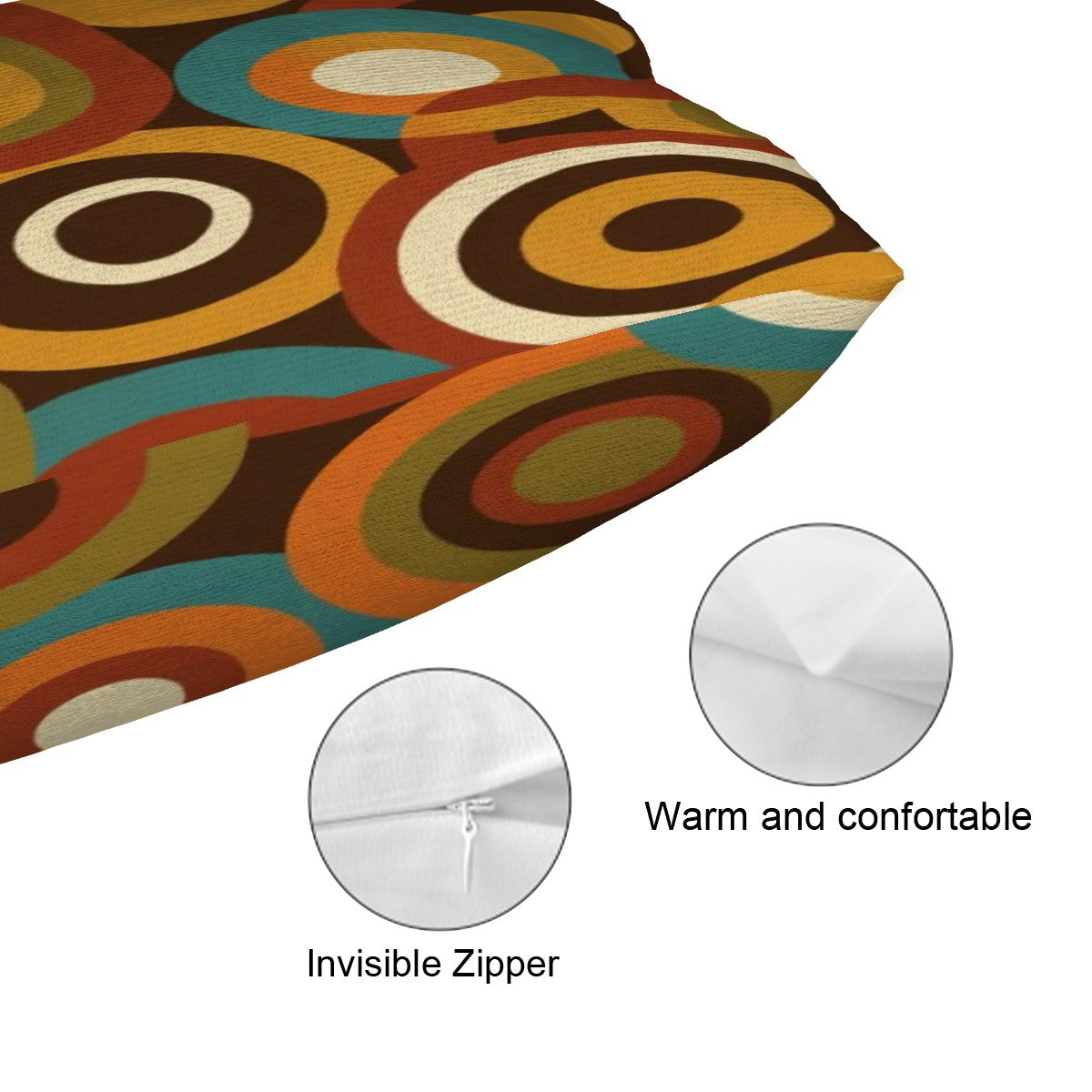Retro Orbit Lumbar Pillow Cover