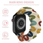 Biomorphic Camo Scrunchie Band for Apple Watch