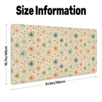 Mid-Century Modern Botanical Starburst Extended Mouse Pad