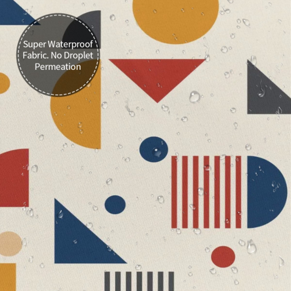 Bauhaus Geometric Shower Curtain