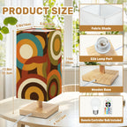 Mid-Century Modern Atomic Ring Color-Changing Table Lamp