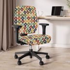 Mid-Century Modern Multicolor Office Chair Cover
