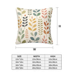 Mid-Century Modern Botanical Pillow Covers, Set of 2