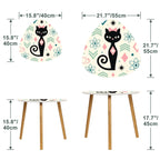 Atomic Cat Mid-Century Modern Nesting Coffee Table Set