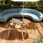 Mid-Century Modern Retro Orbit Nesting Tables