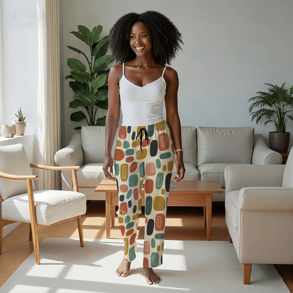 Atomic Pebble Mid-Century Modern Pajama Pants