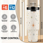 MCM-Era Atomic Starburst & Sunburst Print 40 oz Travel Tumbler