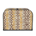 Mid-Century Modern Geometric 4-Slice Toaster Cover