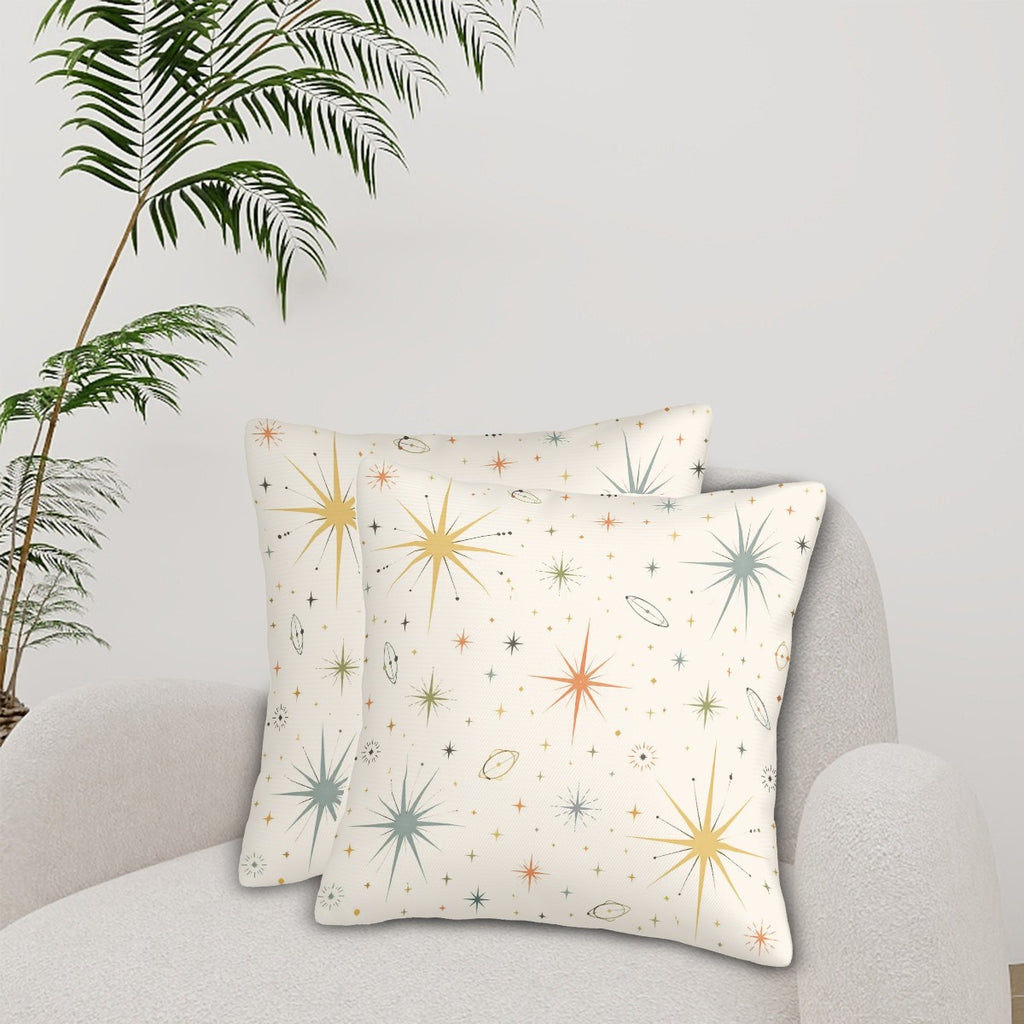 Mid-Century Modern Atomic Starburst Pillow Cover Set